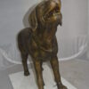 Labrador Retriever Bronze Statue -  Size: 12"L x 50"W x 31"H.