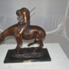 End of the Trail by James Fraser Bronze Statue -  Size: 9"L x 21"W x 21"H.