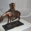 End of the Trail by James Fraser Bronze Statue -  Size: 9"L x 21"W x 21"H.