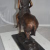 End of the Trail by James Fraser Bronze Statue -  Size: 9"L x 21"W x 21"H.