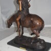 End of the Trail by James Fraser Bronze Statue -  Size: 9"L x 21"W x 21"H.