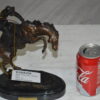 Bronco Buster by Remington Bronze Statue -  3" x 7" x 10"H.