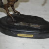 Bronco Buster by Remington Bronze Statue -  3" x 7" x 10"H.