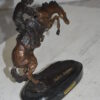 Bronco Buster by Remington Bronze Statue -  3" x 7" x 10"H.