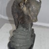 Bison Bronze Statue -  Size: 7"L x 14"W x 15"H.