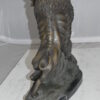 Bison Bronze Statue -  Size: 7"L x 14"W x 15"H.