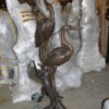 Two Herons on a three Bronze Fountain Statue -  Size: 32"L x 24"W x 67"H.