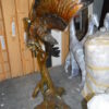 Eagle Flying To The Right Bronze Statue  -  Size: 22"L x 63"W x 67"H.