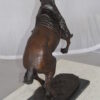 Rattlesnake by Remington Bronze Statue -  Size: 16"L x 13"W x 22"H.