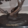 Trooper of the Plains Bronze Statue by Remington -  Size: 9"L x 22"W x 22"H.