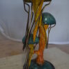 Three Jellyfish Bronze Statue -  Size: 12"L x 10"W x 22"H.