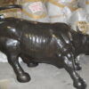 Wall street Bull - large Bronze Statue -  Size: 22"L x 50"W x 33"H.