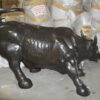 Wall street Bull - large Bronze Statue -  Size: 22"L x 50"W x 33"H.