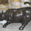 Wall street Bull - large Bronze Statue -  Size: 22"L x 50"W x 33"H.