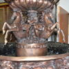 Nine feet tall Bronze, Tiered Outdoor pond Fountain -  59"x 59"