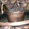 Nine feet tall Bronze, Tiered Outdoor pond Fountain -  59"x 59"