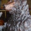 Big Bear standing Bronze Statue -  Size: 45"L x 42"W x 78"H.