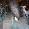 Large Eagle on a branch Bronze Statue -  Size: 29"L x 29"W x 74"H.