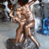 The kiss by Rodin Bronze Statue replica -  Size: 36"L x 28"W x 62"H.