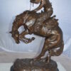 Jumbo Rattle Snake by Remington Bronze Statue -  Size: 21"L x 11"W x 32"H.