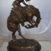 Jumbo Rattle Snake by Remington Bronze Statue -  Size: 21"L x 11"W x 32"H.