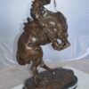 Jumbo Rattle Snake by Remington Bronze Statue -  Size: 21"L x 11"W x 32"H.