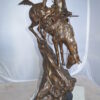 Jumbo Mountain Man by Remington Bronze Statue -  Size: 13"L x 13"W x 37"H.