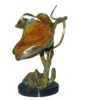 Double Monterey Bronze Statue -  Size: 14"L x 24"W x 21"H.