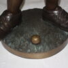 Golfer Boy Bronze - Big shoes -  Size: 18"L x 14"W x 49"H.