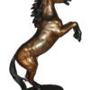 Horse Standing -large Bronze Statue -  Size: 26"L x 12"W x 39"H.