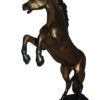 Horse Standing -large Bronze Statue -  Size: 26"L x 12"W x 39"H.