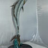 One Sailfish Jumping of the ware - Bronze Statue -  Size: 16"L x 16"W x 39"H.