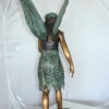 Angel holding a shell Bronze Statue - Fountain -  Size: 18"L x 12"W x 43"H.