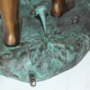 Angel holding a shell Bronze Statue - Fountain -  Size: 18"L x 12"W x 43"H.