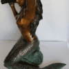 Mermaid Holding a Shell Bronze statue/fountain -  Size: 26"L x 18"W x 36"H.