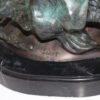 Girl on a swing Bronze Statue -  Size: 15"L x 8"W x 21"H.