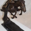 Cheyenne by Remington Bronze Statue -  Size: 27"L x 8.5"W x 22"H.