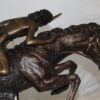 Cheyenne by Remington Bronze Statue -  Size: 27"L x 8.5"W x 22"H.