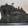 Two ladies Bronze Statue -  Size: 14.5"L x 7"W x 9"H.