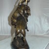 Buffalo Horse by Remington Bronze Statue -  Size: 14"L x 6"W x 20"H.