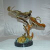 Double Monterey Bronze Statue -  Size: 14"L x 24"W x 21"H.