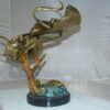 Double Monterey Bronze Statue -  Size: 14"L x 24"W x 21"H.