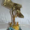 Double Monterey Bronze Statue -  Size: 14"L x 24"W x 21"H.