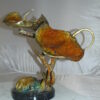 Double Monterey Bronze Statue -  Size: 14"L x 24"W x 21"H.