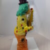 Clown Standing with Saxophone Bronze Statue -  Size: 20"L x 15"W x 36"H.