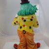 Clown Standing with Saxophone Bronze Statue -  Size: 20"L x 15"W x 36"H.