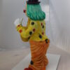 Clown Standing with Saxophone Bronze Statue -  Size: 20"L x 15"W x 36"H.