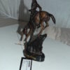 Mountain man -small, by Remington Bronze Statue -  7"L x 2.5"W x 11"H.