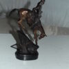 Mountain man -small, by Remington Bronze Statue -  7"L x 2.5"W x 11"H.