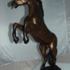 Horse Standing -large Bronze Statue -  Size: 26"L x 12"W x 39"H.